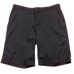 Tommy Hilfiger Chino/Golf Shorts Flat Front 11.5" Inseam Navy Blue Poly-Spandex